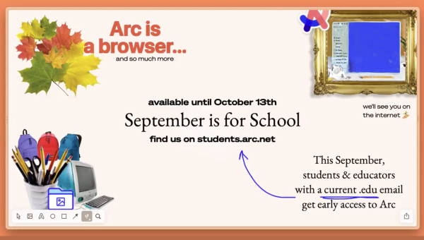 Screenshot of Arc Browser easel