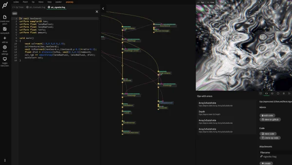 Screenshot of cables
