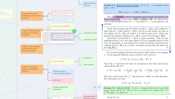Screenshot of MarginNote