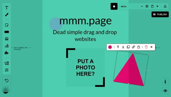 Screenshot of mmm.page