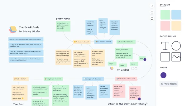 Screenshot of Sticky Studio