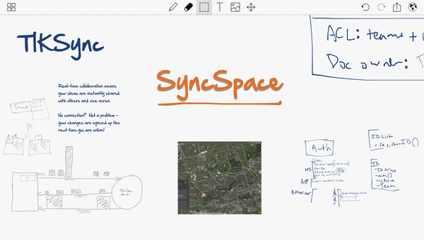 Screenshot of SyncSpace