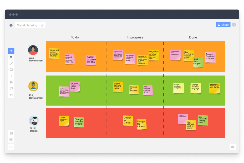 Image of RealtimeBoard 2.0 (Miro) from 2015